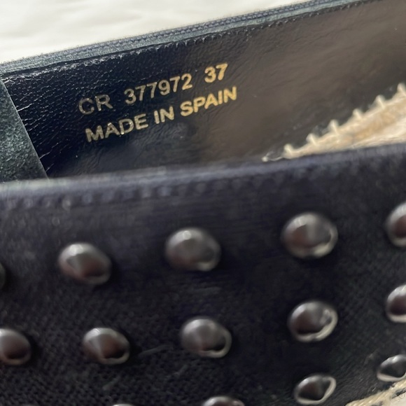 SAINT LAURENT Studded Espadrilles - Picture 12 of 16